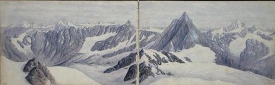 Widok z Breithorn autorstwa Arthur Cust