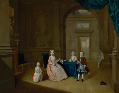 Crianças em um interior polonês autorstwa Arthur Devis