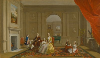 Rodzina Johna Bacona autorstwa Arthur Devis