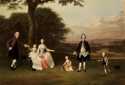 Rodzina Tillów, ok. 1750-51 autorstwa Arthur Devis