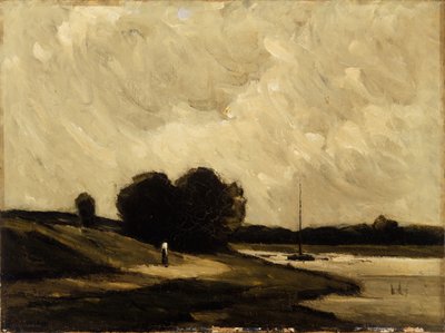 W pobliżu Portchester (olej na płótnie) autorstwa Arthur Douglas Peppercorn