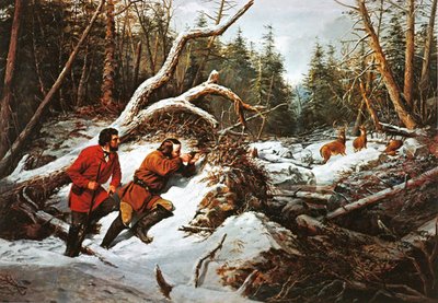 Pierwszy śnieg autorstwa Arthur Fitzwilliam (after) Tait