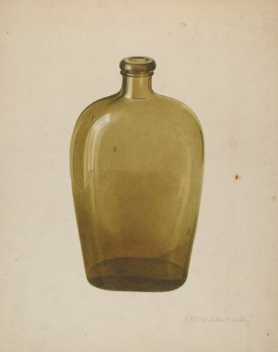 Butelka z alkoholem autorstwa Arthur G. Merkley