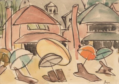 Parasole plażowe autorstwa Arthur Garfield Dove