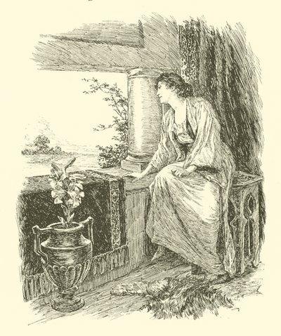 Przygody Sir Artegalla, Dom Przestępcy (rycina) autorstwa Arthur George Walker