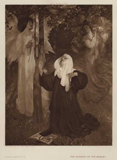 Klasztor czy świat? (lito) autorstwa Arthur Hacker