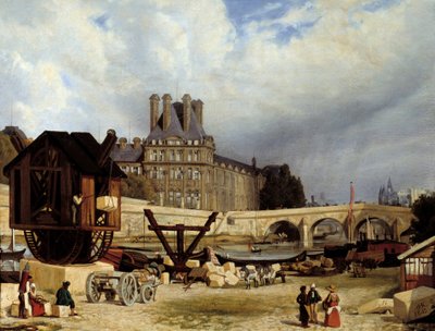 Tuileries i Most Królewski. Obraz Arthura Henry