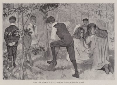 Polowanie na lisa — E Nesbit autorstwa Arthur Herbert Buckland