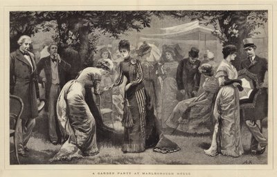 Garden Party w Marlborough House autorstwa Arthur Hopkins
