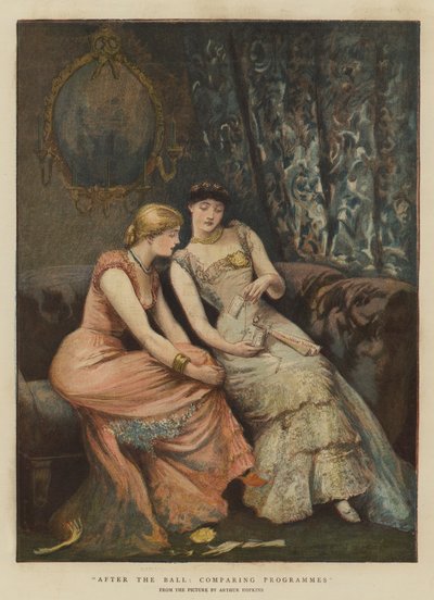 Po balu, porównywanie programów (chromolitho) autorstwa Arthur Hopkins