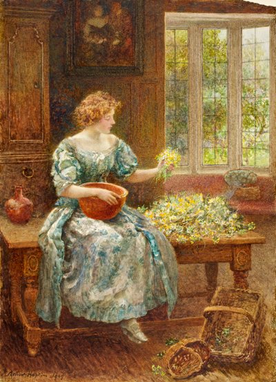 Wino Cowslip, 1909 autorstwa Arthur Hopkins