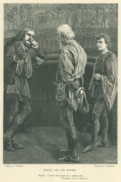 Ilustracja do Hamleta autorstwa Arthur Hopkins