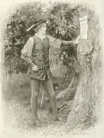 Rosalind (grawiura) autorstwa Arthur Hopkins