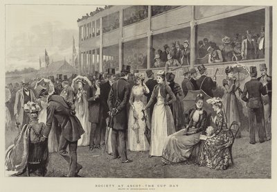 Społeczeństwo w Ascot, Dzień Pucharu autorstwa Arthur Hopkins