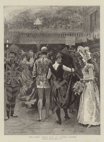 Bal przebierańców w Covent Garden autorstwa Arthur Hopkins