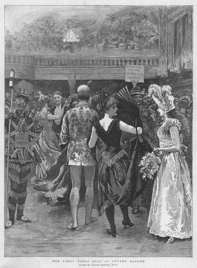 Bal przebierańców w Covent Garden autorstwa Arthur Hopkins