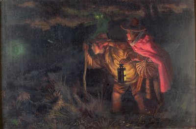 Latarnia z dyni autorstwa Arthur Hughes