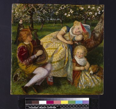 Kings Orchard, ok.1858 autorstwa Arthur Hughes
