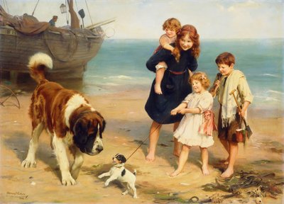 Letnia zabawa autorstwa Arthur John Elsley