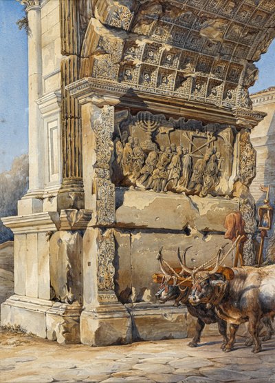 Łuk Tytusa, Rzym autorstwa Arthur John Strutt