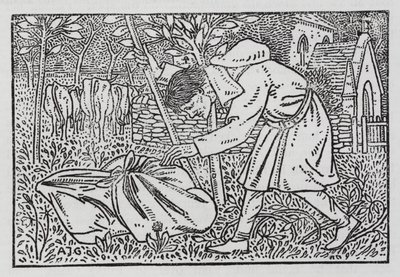 Hans Christian Andersen: Wielki Mikołaj i Mały Mikołaj (lito) autorstwa Arthur Joseph Gaskin