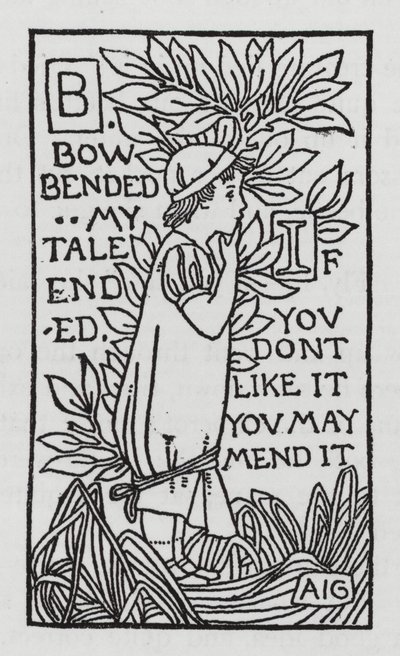 Hans Christian Andersen: Finis (lito) autorstwa Arthur Joseph Gaskin