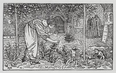 Hans Christian Andersen: Dzikie łabędzie (lito) autorstwa Arthur Joseph Gaskin