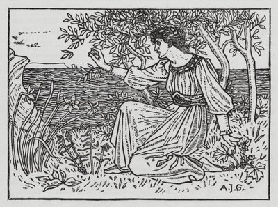 Hans Christian Andersen: Dzikie łabędzie (lito) autorstwa Arthur Joseph Gaskin
