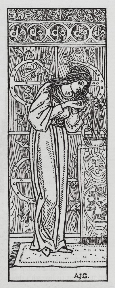 Hans Christian Andersen: Calineczka (lito) autorstwa Arthur Joseph Gaskin