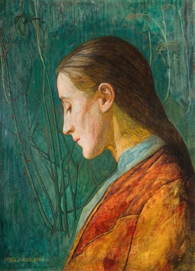 Portret Odblaskowej Damy, 1887. autorstwa Arthur Joseph Gaskin