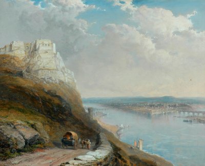 Koblenz Od Ehrenbreitsteina, 1898 r. autorstwa Arthur Joseph Meadows