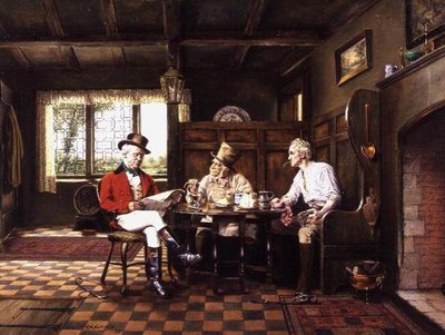 Wnętrze tawerny autorstwa Arthur Longlands Grace