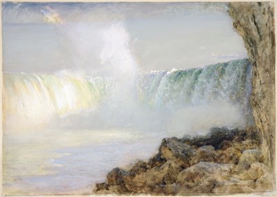 Wodospad Niagara (toaleta na papierze zamontowana na szmacie) autorstwa Arthur Parton
