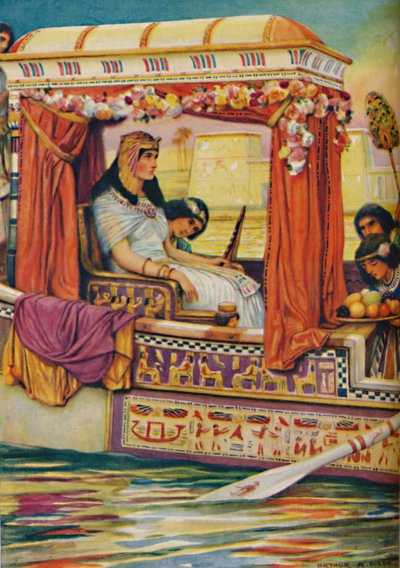 Kleopatra - Wąż Starego Nilu w Galerii Królewskiej, ok. 1925 r. autorstwa Arthur Percy Dixon