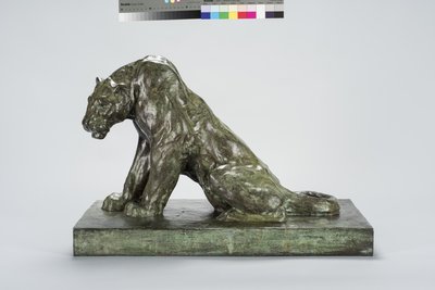 Puma na straży (brąz) autorstwa Arthur Putnam