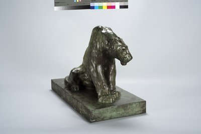 Puma na straży (brąz) autorstwa Arthur Putnam
