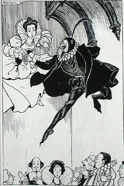 Grand Pas de Deux, ilustracja z „Legendy Ingoldsby, czyli Mirth and Marvels”, autorstwa Thomasa Ingoldsby autorstwa Arthur Rackham