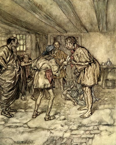 Sen nocy letniej autorstwa Arthur Rackham