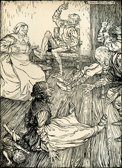 Sen nocy letniej autorstwa Arthur Rackham