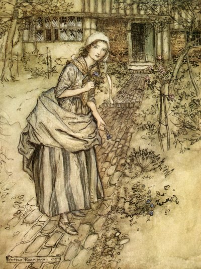 Sen nocy letniej autorstwa Arthur Rackham
