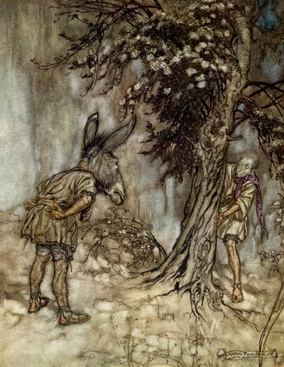 Sen nocy letniej autorstwa Arthur Rackham