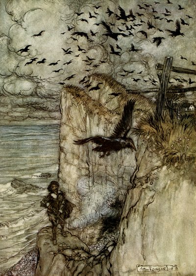Sen nocy letniej autorstwa Arthur Rackham
