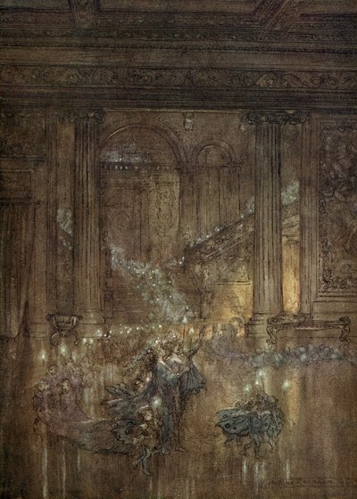 Sen nocy letniej autorstwa Arthur Rackham
