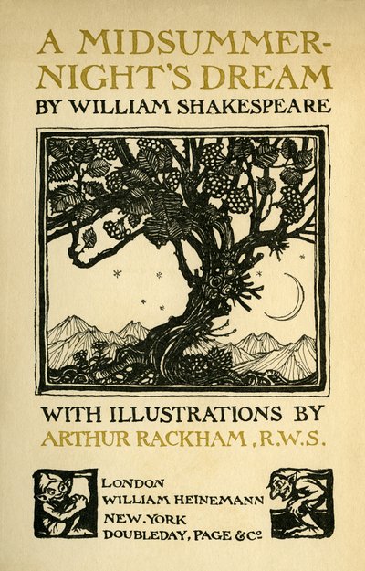Sen nocy letniej autorstwa Arthur Rackham