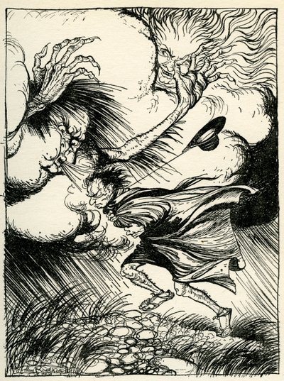 Bajki Ezopa autorstwa Arthur Rackham