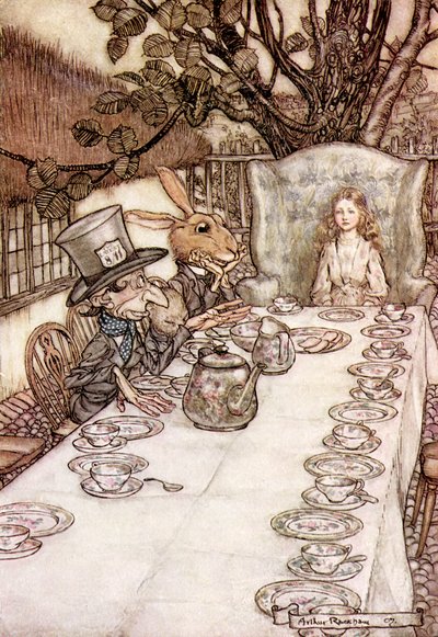 Przygody Alicji w Krainie Czarów Lewisa Carrolla autorstwa Arthur Rackham