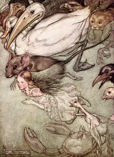 Przygody Alicji w Krainie Czarów Lewisa Carrolla autorstwa Arthur Rackham