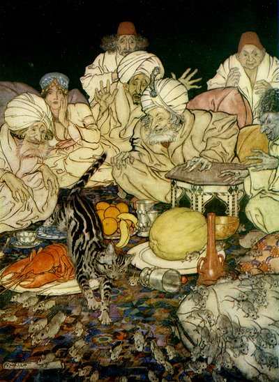 Dicka Whittingtona autorstwa Arthur Rackham