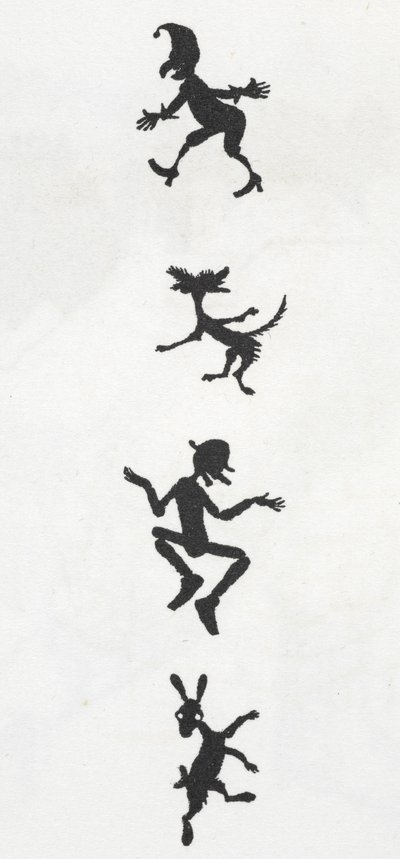 Elfy i psy autorstwa Arthur Rackham