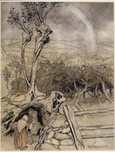 Dokładnie tam, gdzie kończy się tęcza autorstwa Arthur Rackham
